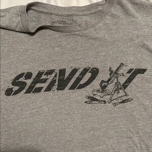 Grunt Style Gray Graphic T-Shirt